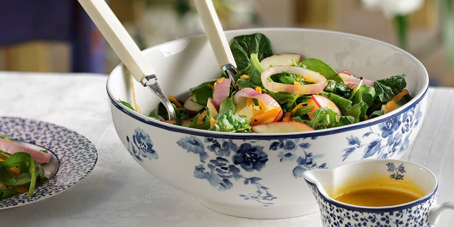 Σαλάτα με σπανάκι και ρόκα  