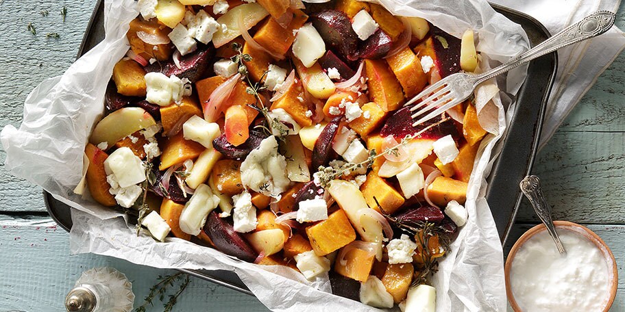 «Εξοχικό» χωρίς κρέας, με λαχανικά στην λαδόκολλα 