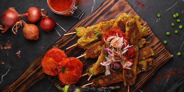 Vegan σις κεμπάπ  με κύβο λαχανικών Knorr