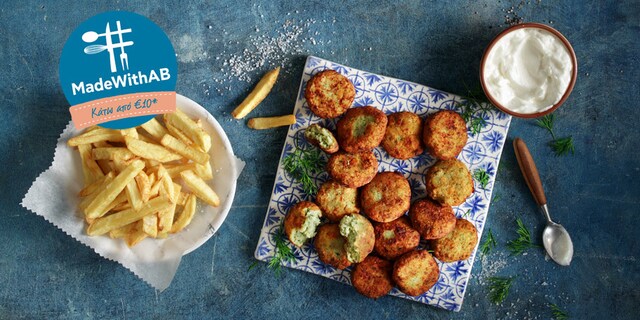 Κεφτεδάκια μπακαλιάρου με μαγιονέζα σκόρδου