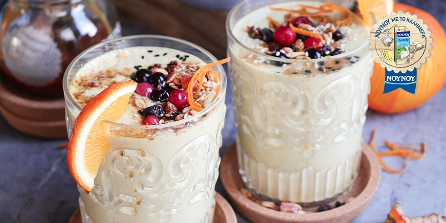 Smoothie με Ταχίνι, Πορτοκάλι και Μέλι