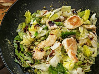 Grilled chicken salad Drosati with Orange Vinaigrette