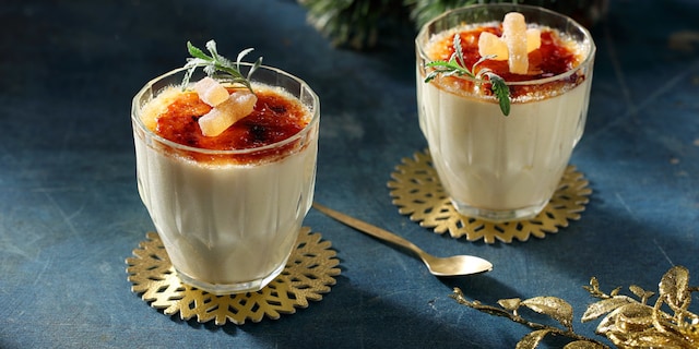 Κρεμ Μπρουλέ με τζίντζερ και λεμόνι