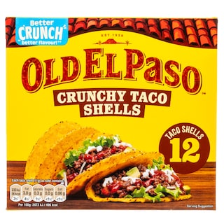 OLD EL PASO | Πίτες Καλαμποκιού Taco Shells Crunchy 135g