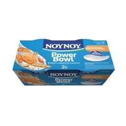 ΝΟΥΝΟΥ | Επιδόρπιο Γιαουρτιού PowerΒowl Μπισκότο Ολικής & Chia 2x175g