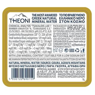 ΘΕΟΝΗ | Water Natural Mineral Glass Bottle 1lt