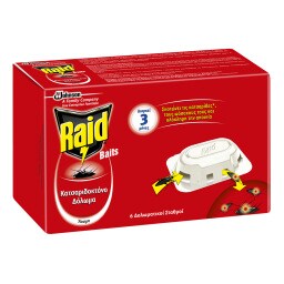 RAID | Κατσαριδοκτόνο Δόλωμα 6 Τεμάχια