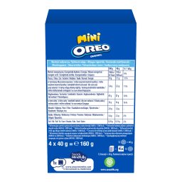 OREO | Μπισκότα Μίνι Γεμιστά Βανίλια 4x40g
