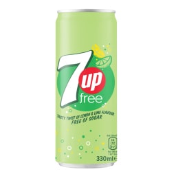 7UP | FREE | Αναψυκτικό 7UP Free Κουτί 330ml