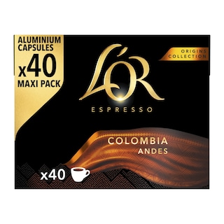 LOR | Κάψουλες Καφέ Espresso Colombia 40x5.2g
