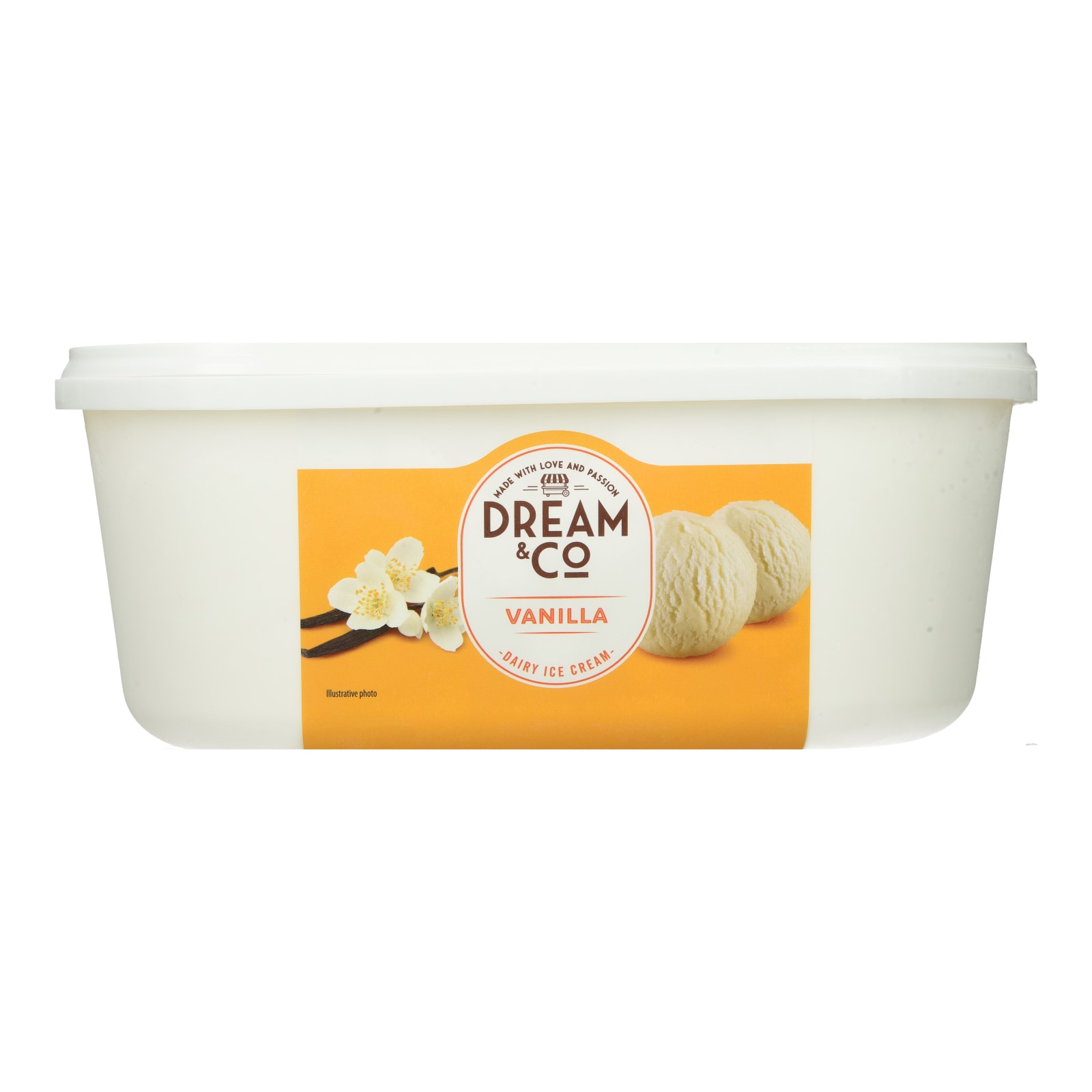 DREAM & CO Παγωτό Βανίλια 1kg