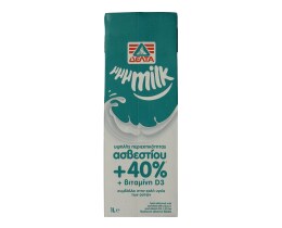 MMMILK | ΓΑΛΑ ΥΨΗΛΗΣ ΠΑΣΤΕΡΙΩΣΗΣ 40% ΠΕΡΙΣΣΟΤΕΡΟ ΑΣΒΕΣΤΙΟ 1 LT