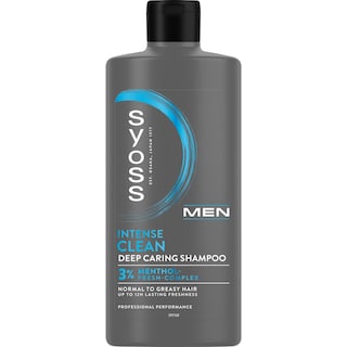 SYOSS | Σαμπουάν Men Clean & Cool Κανονικά Λιπαρά Μαλλιά 440ml