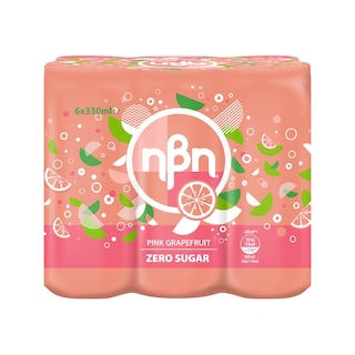 HBH | Αναψυκτικό Pink Grapefruit Κουτί 6x330ml