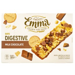EMMA | Μπάρες Δημητριακών Digestive Σοκολάτα 5x28g