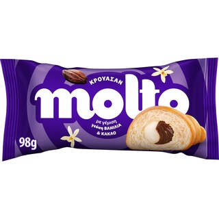 MOLTO | Κρουασάν Double Κακάο Βανίλια 98g