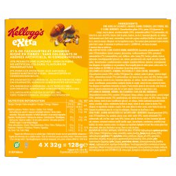 KELLOGGS | Μπάρες Δημητριακών Αμύγδαλο Μέλι Φιστίκι 4x32g