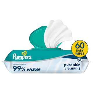 PAMPERS | Μωρομάντηλα 99% Water 60 Τεμάχια