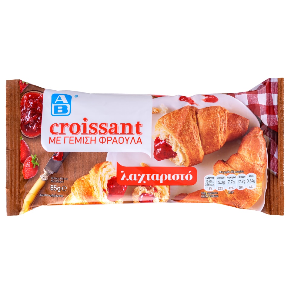 ΑΒ Κρουασάν Φράουλα 85g
