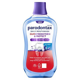 PARODONTAX | Στοματικό Διάλυμα Gum Strengthen Protect Icy Mint 500ml