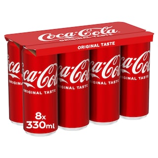 COCA COLA | Αναψυκτικό Cola Κουτί 8x330ml