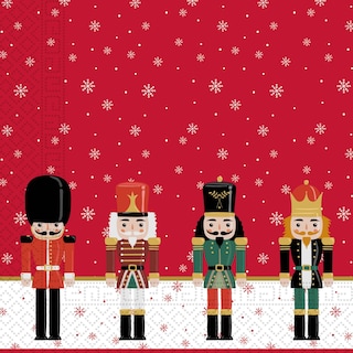 DECORATA | Χαρτοπετσέτες Καρυοθραύστες 20 Τεμάχια 85g