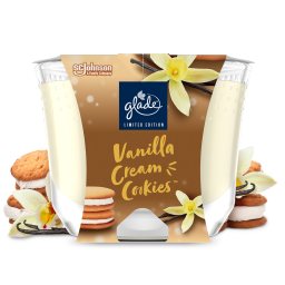 GLADE | Αρωματικό Κερί Vanilla Cream Cookies 1 Τεμάχιο