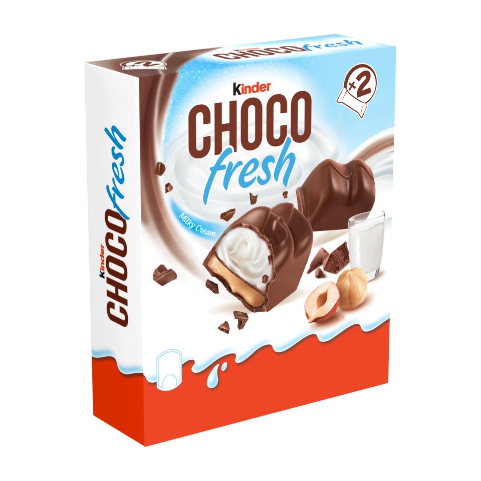 KINDER Σοκολάτα Γάλακτος Choco Fresh 2x20.5g