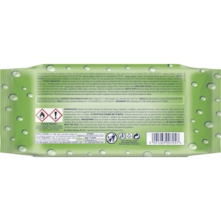 WET HANKIES | Antibacterial Wipes Clean & Refresh Lemon 72 Pieces