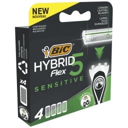 BIC | Ανταλλακτικά Hybrid Flex 5 Sensitive 4 Τεμάχια