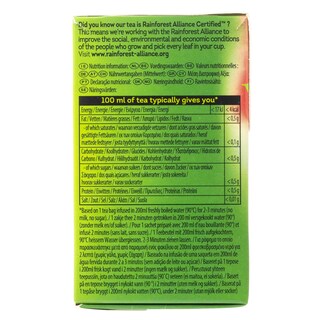 LIPTON | Τσάι Πράσινο Raspberry Ρόδι 20x1.4g