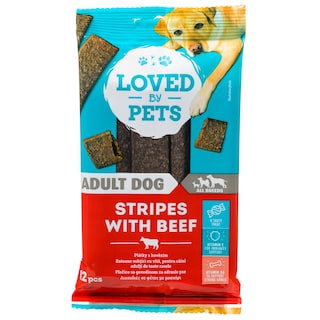 LOVED BY PETS | Σνακ Σκύλων Μοσχάρι Φέτες 120g