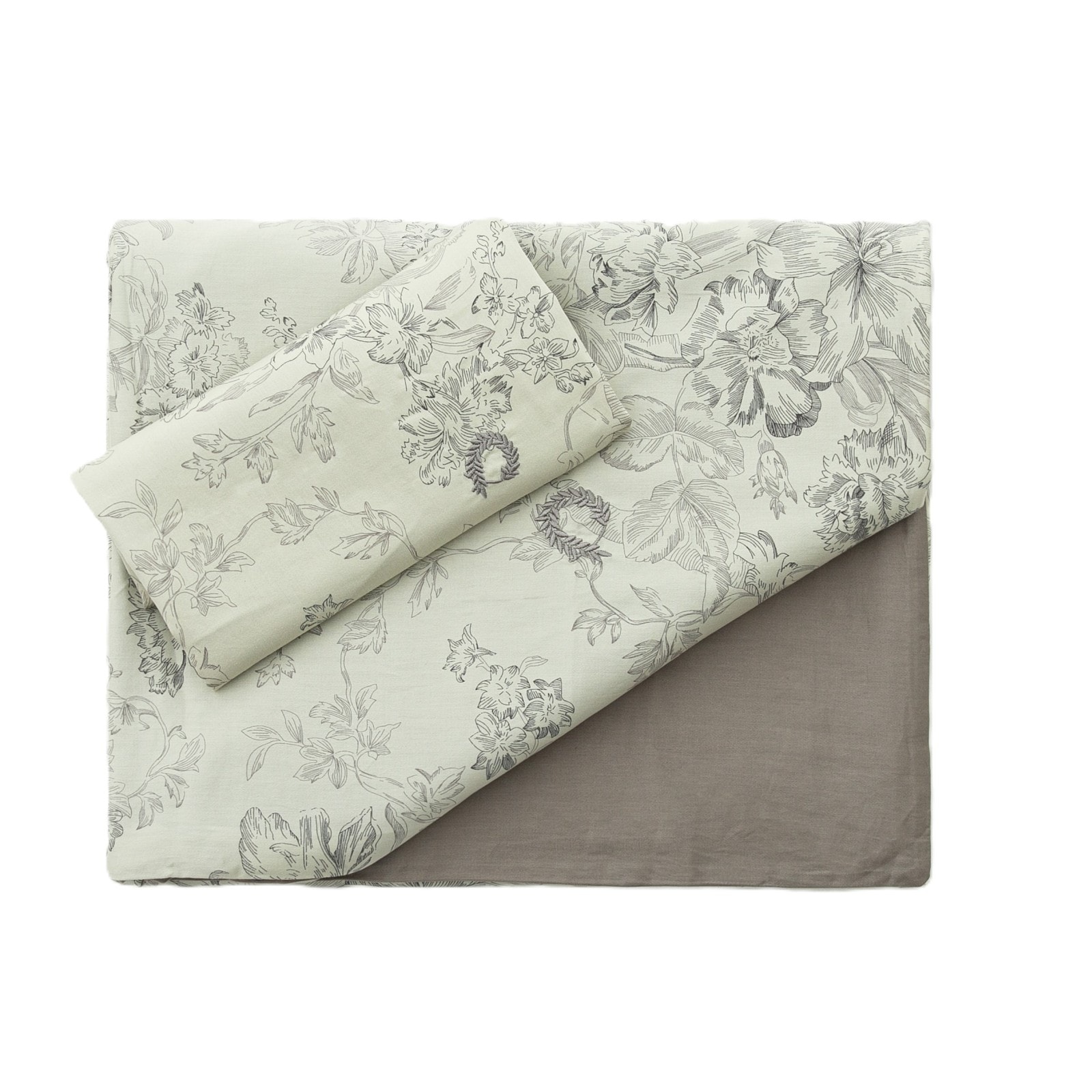 Σετ Παπλωματοθήκη Μονή Λουλούδια 1 Τεμάχιο