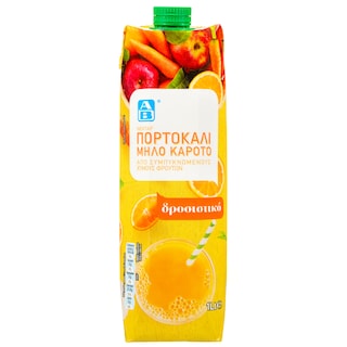 ΑΒ | Χυμός Νέκταρ Πορτοκάλι Μήλο Καρότο 1lt
