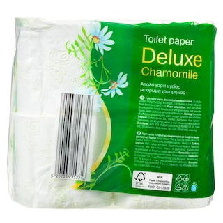 CARE | Χαρτί Υγείας Deluxe Chamomile 4 Φύλλα 16 Ρολά 1.968kg