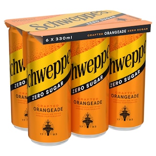 SCHWEPPES | Πορτοκαλάδα Κουτί 6x330ml