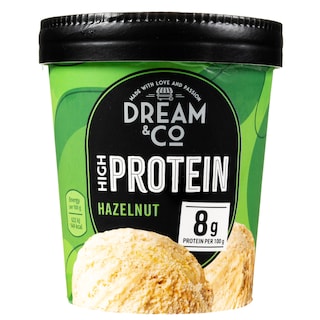 DREAM & CO | Παγωτό Protein Φουντούκι 250g