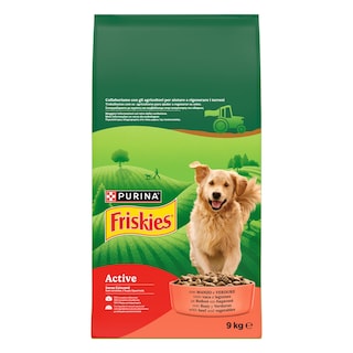 FRISKIES | Ξηρά Τροφή Σκύλου Active Βοδινό 9kg