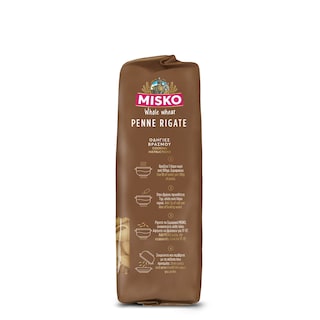 MISKO | Μακαρόνι Πέννε Ριγκάτε Ολικής Άλεσης 500g