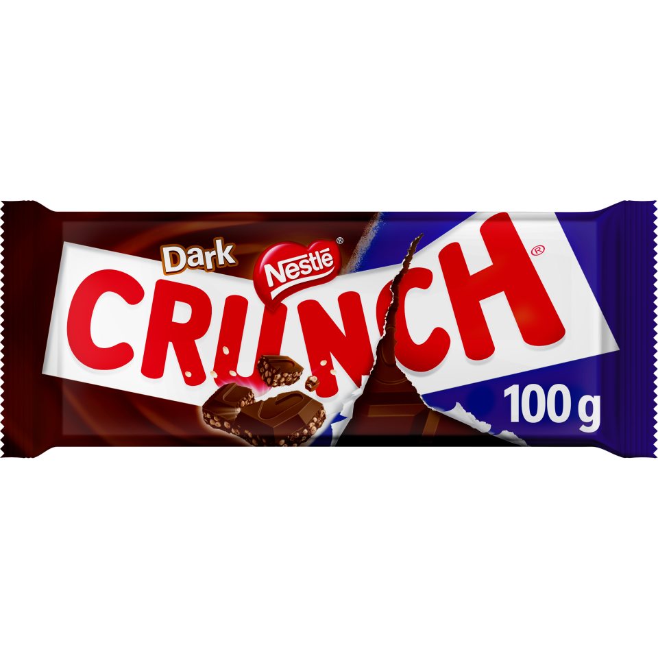 CRUNCH Μαύρη Σοκολάτα Χωρίς Γλουτένη 100g