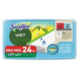 SWIFFER | Υγρά Πανάκια Citrus Fresh Ανταλλακτικά 24 Τεμάχια