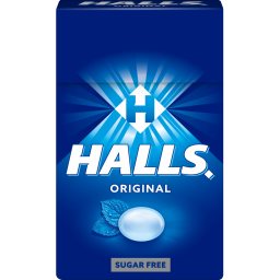 HALLS | Καραμέλες Original Μενθόλη & Ευκάλυπτος 28g