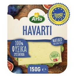 ARLA | Τυρί Havarti Ωρίμανσης Φέτες 150g