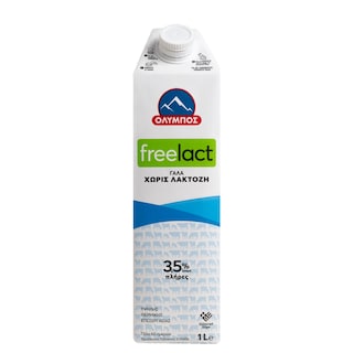 ΟΛΥΜΠΟΣ | FREELACT | Γάλα Χωρίς Λακτόζη Freelact 3.5% Λιπαρά 1lt
