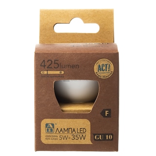 ΑΒ | Lamp Led GU10 5W 1 Piece