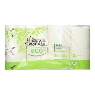 NATURE'S PROMISE | Χαρτί Υγείας Eco 3 Φύλλα 8 Ρολά 733g