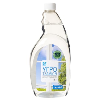 Καθαριστικό Τζαμιών Crystal Ανταλλακτικό 1lt