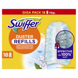 SWIFFER | Φτερά Ξεσκονίσματος Duster Fresh Ανταλλακτικά 18 Τεμάχια