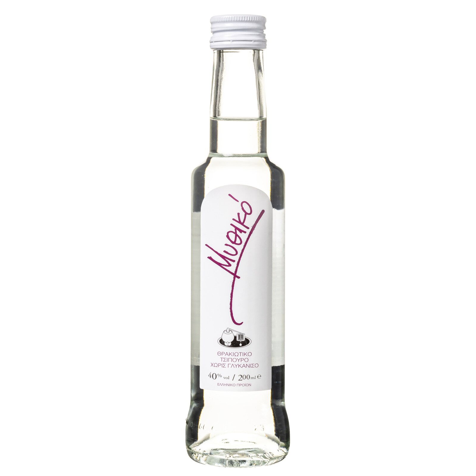 ΜΥΘΙΚΟ Τσίπουρο Χωρίς Γλυκάνισο 200ml