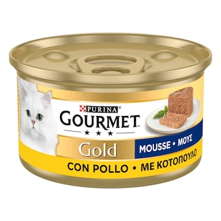 GOURMET | Γατοτροφή Gold Μους Κοτόπουλο 85g